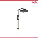 علم دوش حمام مارا مشکی طلا شودر