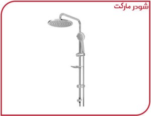 علم دوش حمام بلونا کروم شودر