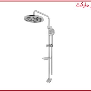 علم دوش حمام دکو کروم مات شودر