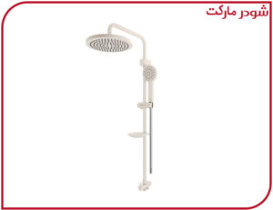 علم دوش حمام دکو شیری کروم شودر