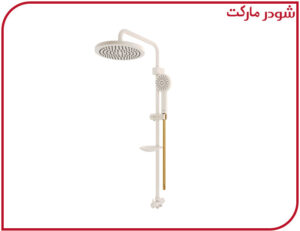 علم دوش حمام دکو شیری طلا شودر