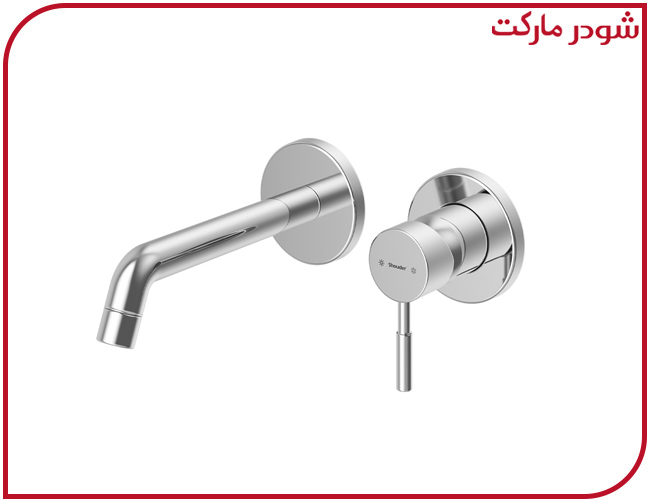 basininbuilt-chrome-marino-shouder-market شیر روشویی دو تکه توکار مارینو کروم شودر