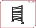 حوله خشک کن 60*50 مکعبی مشکی شودر
