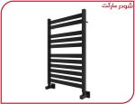 حوله خشک کن 80*50 مکعبی مشکی شودر