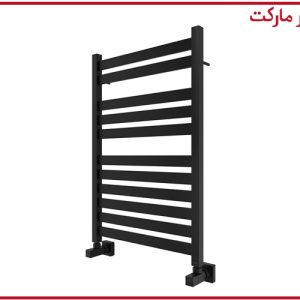 حوله خشک کن 80*50 مکعبی مشکی شودر