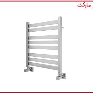 حوله خشک کن 60*50 مکعبی کروم مات شودر