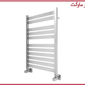 حوله خشک کن 80*50 مکعبی کروم مات شودر