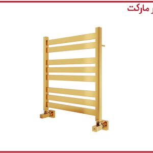 حوله خشک کن 60*50 مکعبی طلایی شودر
