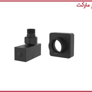 شیر حوله خشک کن مکعبی شودر مشکی