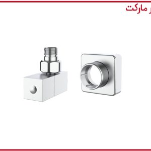 شیر حوله خشک کن مکعبی شودر کروم مات