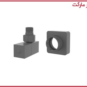 شیر حوله خشک کن مکعبی شودر طوسی