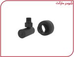 شیر حوله خشک کن گرد شودر مشکی