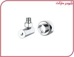 شیر حوله خشک کن گرد شودر کروم