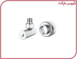 شیر حوله خشک کن گرد شودر کروم مات