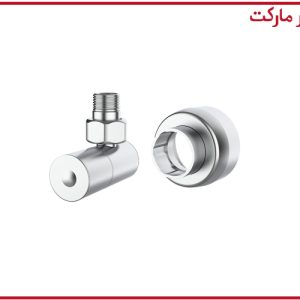 شیر حوله خشک کن گرد شودر کروم مات