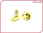 شیر حوله خشک کن گرد شودر طلایی