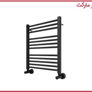 حوله خشک کن 60*50 گرد مشکی شودر