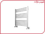 حوله خشک کن 60*50 گرد کروم مات شودر