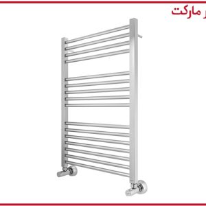 حوله خشک کن 80*50 گرد کروم مات شودر