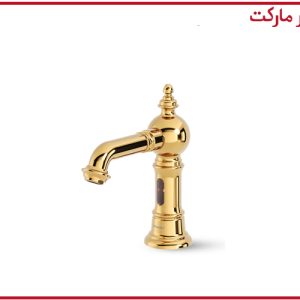 شیر چشمی روشویی شودر مدل بیزانس طلایی